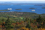 Bar Harbor from Cadillac Mountain